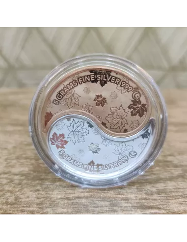 Omkar Mint Queen King Kaju Shape (Queen Rose Gold Coated ) Silver Coin