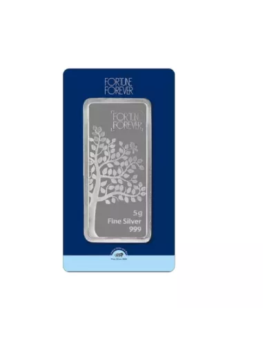 Fortune Forever Banyan Tree Silver Coin of 5 gm in 999 Purity/Fineness