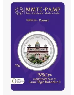 MMTC-PAMP  Colorful Silver Coin of 20 Gram in 999.9 Purity / Fineness