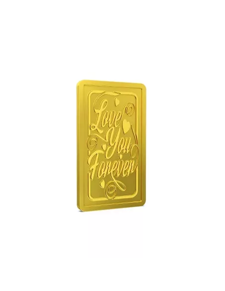 Aspect Bullion Love You Forever Gold Bar Of 10 Grams in 24 Karat 999 P