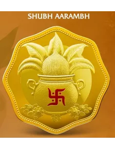 MMTC-PAMP Octagonal Shubh Aarambh Gold Coin of 5 Grams 24 Karat in 999