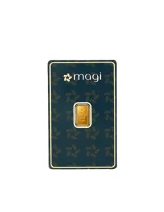 Magi Gold Bar Of 2 Gram 24Kt Gold 999 Purity Fineness