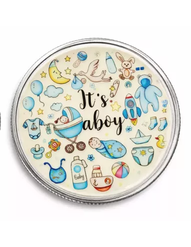 Magi Personalised  IT'S A BOY Silver Coin Of 10 Gram in 999 Purity / F
