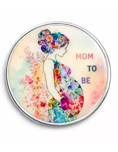 Magi Personalised Mom To Be Silver Coin Of 50 Gram in 999 Purity / Fin