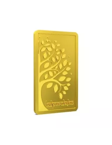 Aspect Bullion Kalpvruksha Gold Bar Of 50 Grams in 24 Karat 999 Purity