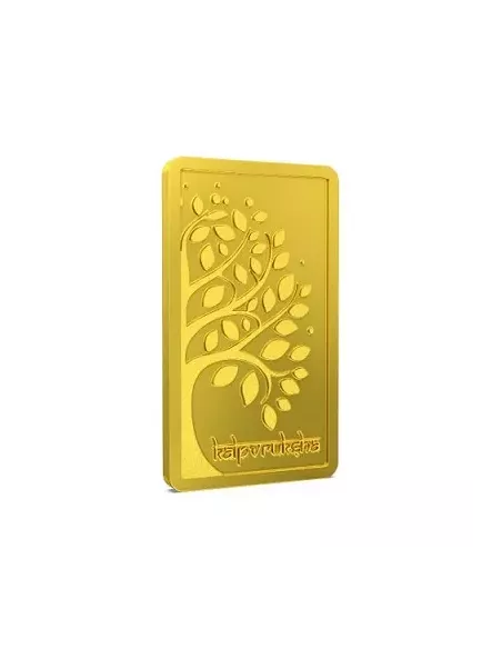 Aspect Bullion Kalpvruksha Gold Bar Of 50 Grams in 24 Karat 999 Purity