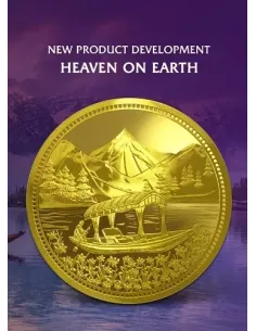 MMTC-PAMP  Heaven On Earth Gold Coin of 5 Grams 24 Karat in 999.9 Puri