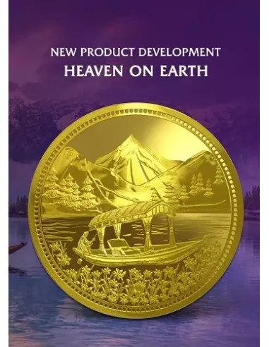 MMTC-PAMP  Heaven On Earth Gold Coin of 5 Grams 24 Karat in 999.9 Puri