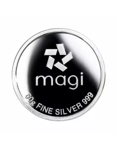 Magi Silver Coin  Of 50 Gram in 999 Purity / Fineness