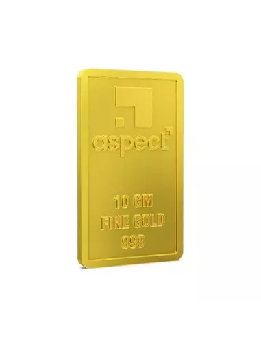Aspect Bullion Congratulation Gold Bar Of 10 Grams in 24 Karat 999 Pur