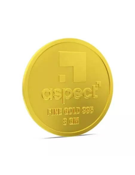 Aspect Bullion Baby Shower Gold Coin Of 8 Grams in 24 Karat 995 Purity