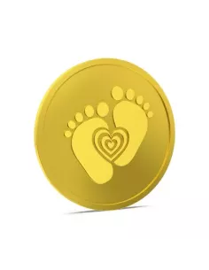 Aspect Bullion Baby Shower Gold Coin Of 10 Grams in 24 Karat 995 Purit