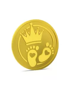 Aspect Bullion Baby Shower Gold Coin Of 8 Grams in 24 Karat 995 Purity