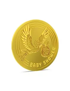 Aspect Bullion Baby Shower Gold Coin Of 8 Grams in 24 Karat 995 Purity