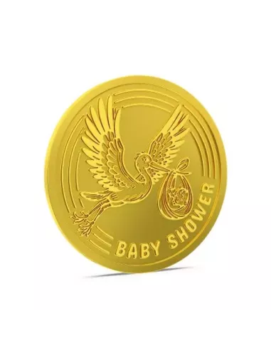 Aspect Bullion Baby Shower Gold Coin Of 10 Grams in 24 Karat 995 Purit