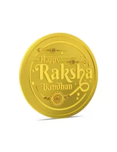 Aspect Bullion Raksha Bandhan Gold Coin 10 Grams in 24 Karat 995 Purit