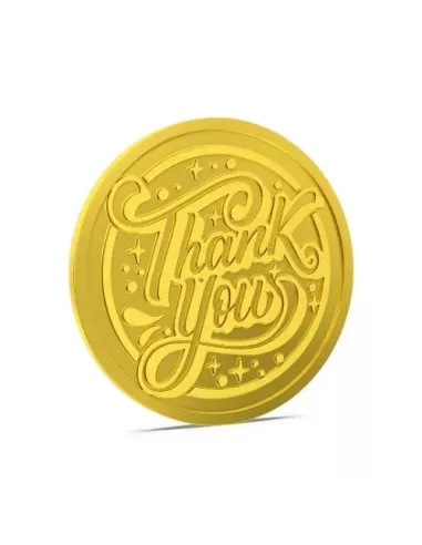 Aspect Bullion Thank You Gold Coin Of 10 Grams in 24 Karat 995 Purity