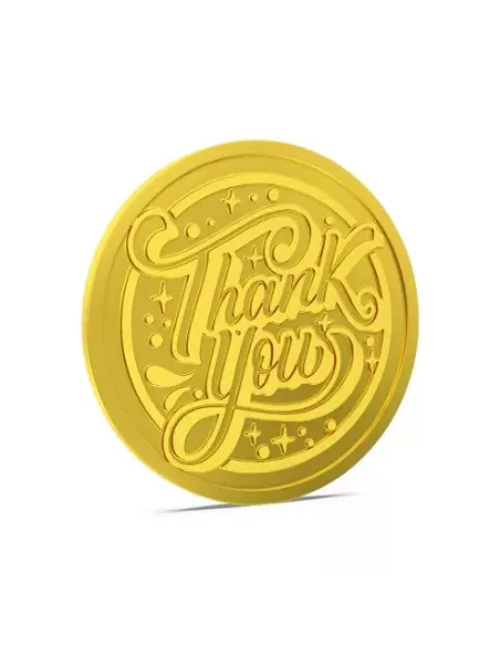 Aspect Bullion Thank You Gold Coin Of 10 Grams in 24 Karat 995 Purity