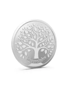 Aspect Bullion  Kalpavruksh Silver Coin Of 10 Grams in 24 Karat 999 Purity / Fineness