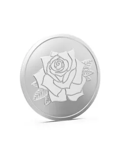 Aspect Bullion Rose Silver Coin Of 10 Grams in 24 Karat 999 Purity / Fineness