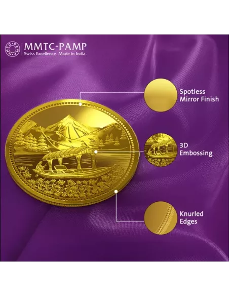 MMTC-PAMP  Heaven On Earth Gold Coin of 5 Grams 24 Karat in 999.9 Puri