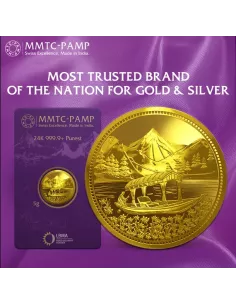 MMTC-PAMP  Heaven On Earth Gold Coin of 5 Grams 24 Karat in 999.9 Puri