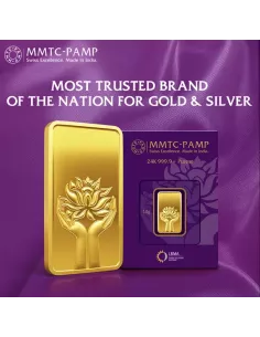 Buy MMTC PAMP 10 Grams Gold Ingot Bar 24 Karat  999.9 I CoinBazaar