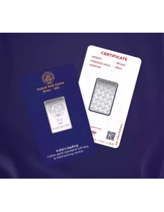 Buy Gujarat Gold Centre Silver Bar Of 50 Gram in 999 24Kt Purity