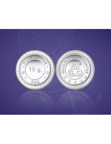 Buy Gujarat Gold Centre Silver Coin Of 10 Gram in 999 24Kt Purity