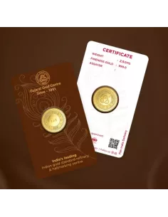 Gujarat Gold Centre buy Gold Coin Of 2.5 Gram  Gold 24Kt in 999 Purity