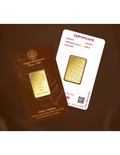 Buy Gujarat Gold Centre Gold Bar Of 2.5 Gram Gold  24Kt in 999 Purity