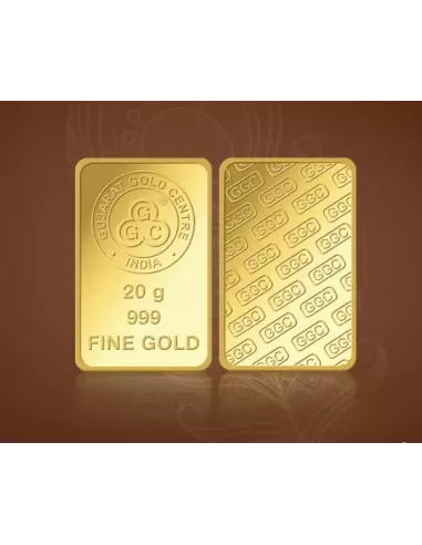 Buy Gujarat Gold Centre Gold Bar Of 20 Gram  Gold 24Kt in 999 Purity