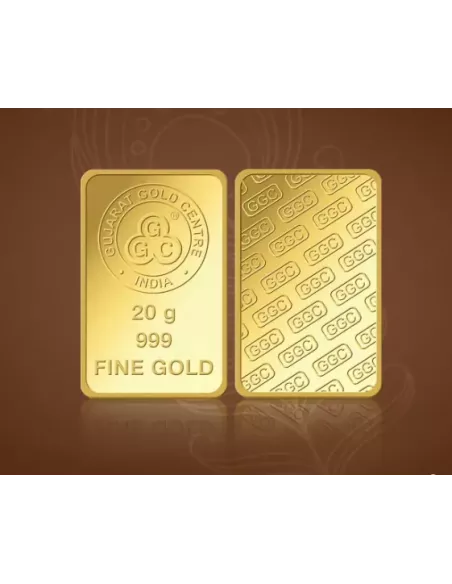 Buy Gujarat Gold Centre Gold Bar Of 20 Gram  Gold 24Kt in 999 Purity