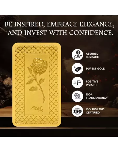 Buy RSBL Gold Bar 2 Grams Gold  24Kt Gold 999 Purity I CoinBazaar