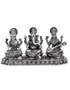 Trimurti Solid Idol Of Approx 530 gm in 92.5 Silver of 3 inch Height B
