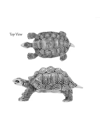 Tortoise Solid Idol Of Approx. 160 gm in 92.5 Silver 2 inch Height By
