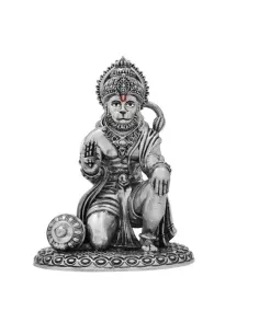 Hanuman Solid Idol Of Approx. 290 gm in 92.5 Silver of 4 inch Height b