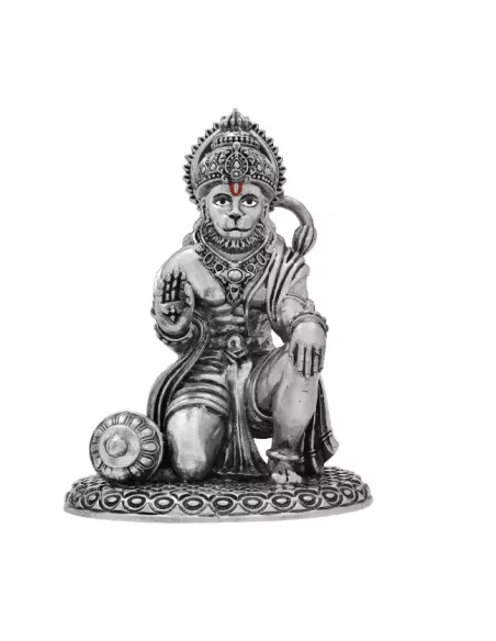 Hanuman Solid Idol Of Approx. 290 gm in 92.5 Silver of 4 inch Height b