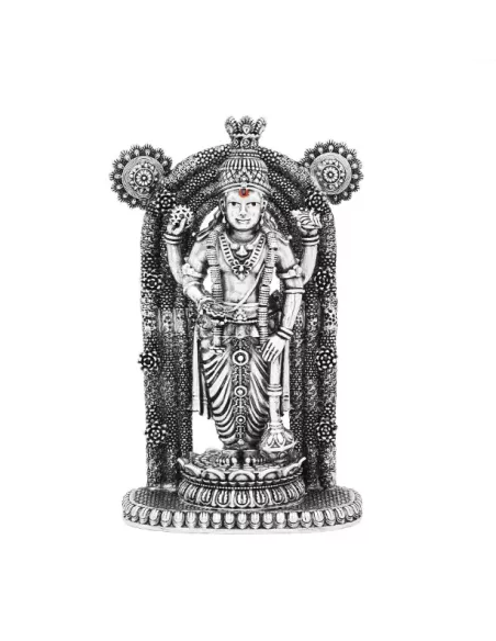 Guruvayurappan Solid Idol Of Approx. 90 gm in 92.5 Silver of 3 inch He