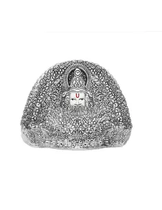 Khatu Shyam Solid Idol Of Approx. 240 gm in 92.5 Silver of 3 inch Heig