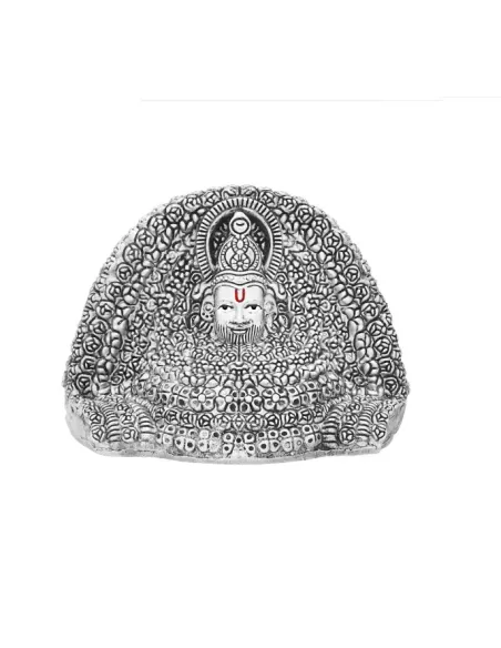 Khatu Shyam Solid Idol Of Approx. 240 gm in 92.5 Silver of 3 inch Heig