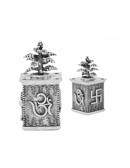 Thulsi Madam  Solid Idol Of Approx. 90 gm in 92.5 Silver of 3 inch Hei