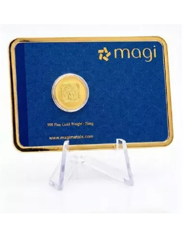 Magi Banyan Tree Gold Bar Of 25 Milligrams in 999 Purity Fineness