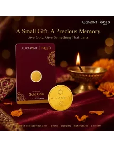 Augmont 1gm Gold Coin 24Kt  in 999 Purity