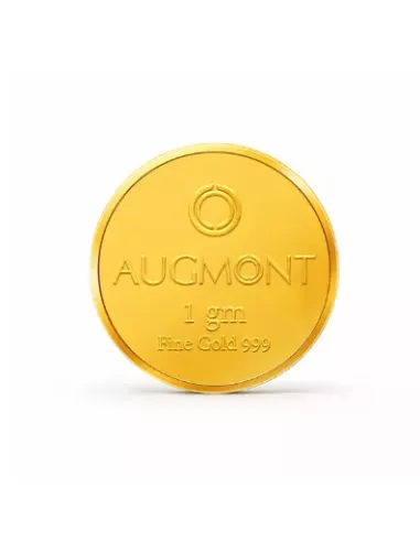 Augmont 1gm Gold Coin 24Kt  in 999 Purity