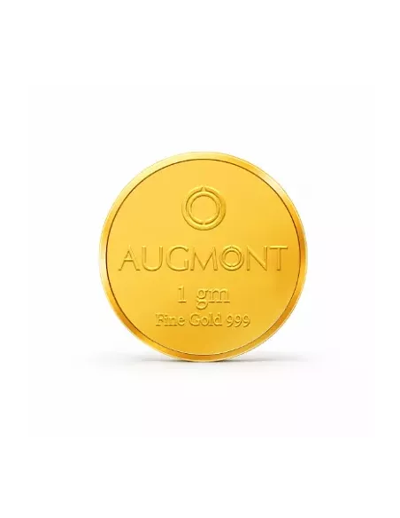 Augmont 1gm Gold Coin 24Kt  in 999 Purity
