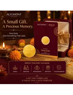Augmont 2 gm Gold Coin 24Kt  in 999 Purity