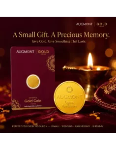 Augmont 5 gm Gold Coin 24Kt  in 999 Purity