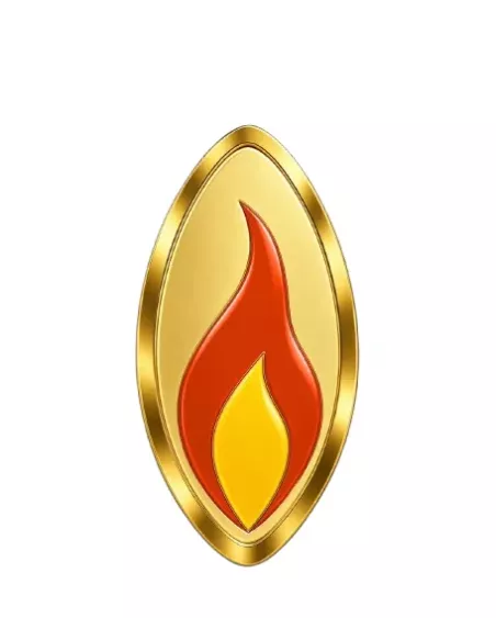 MMTC-PAMP Diya Bati Coin of 2 Gram in 24 Karat / 999.9 Purity Fineness