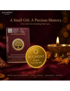 Augmont 10 gm Gold Coin 24Kt in 999 Purity